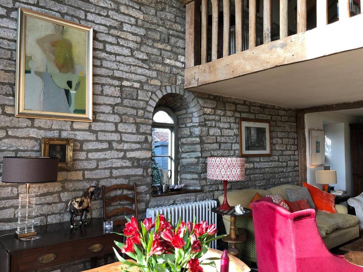 Villa Peaceful Stone Barn Conversion In Somerset Hurcot Exterior foto