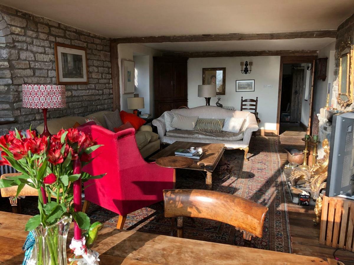 Villa Peaceful Stone Barn Conversion In Somerset Hurcot Exterior foto